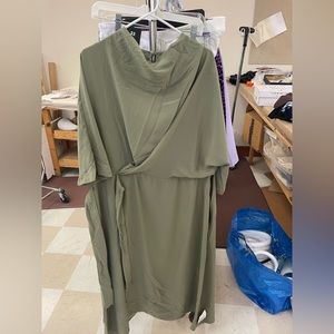 ASOS Curve Green Cowl Neck Dress